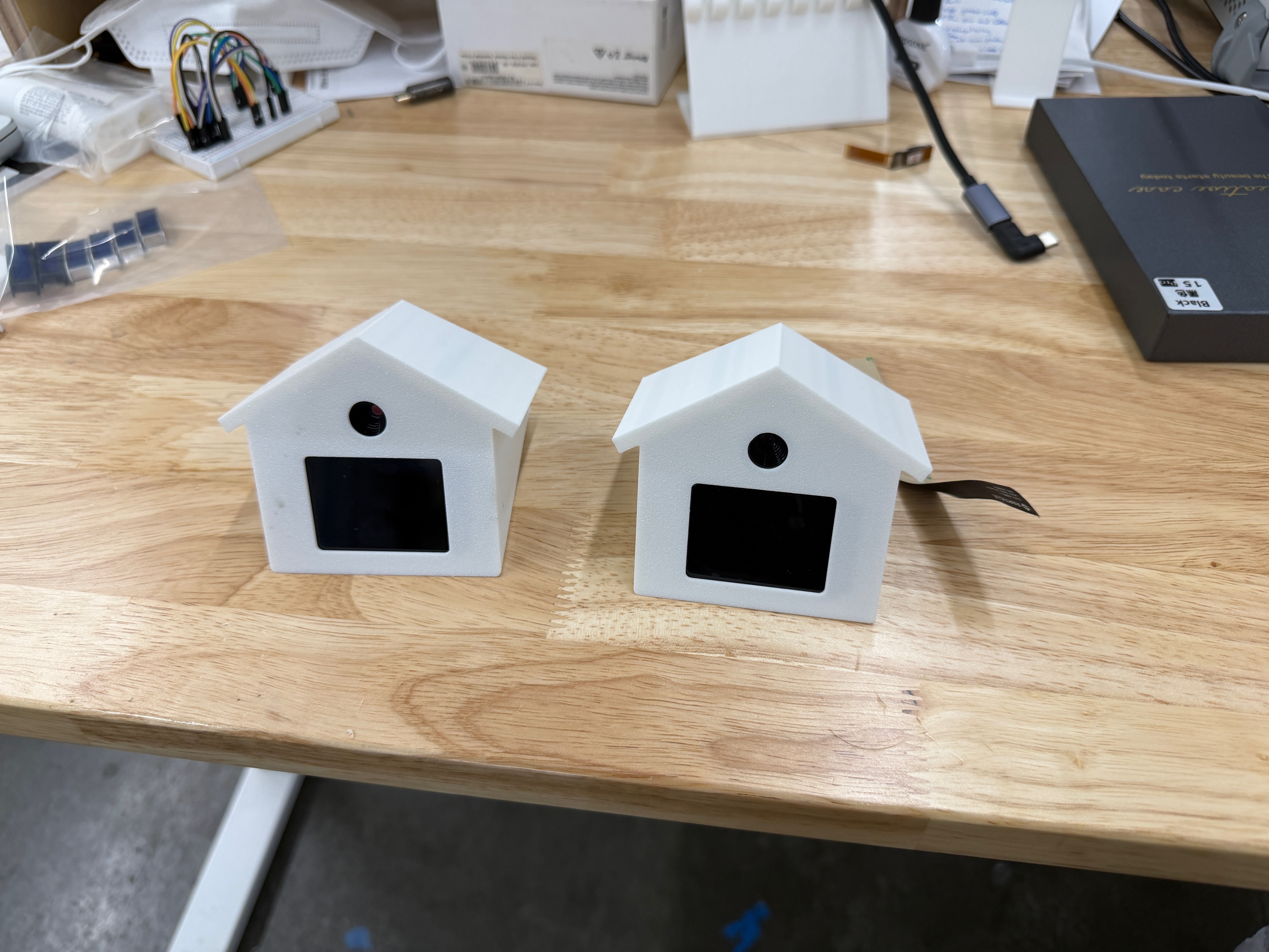 A pair of Birdhouses